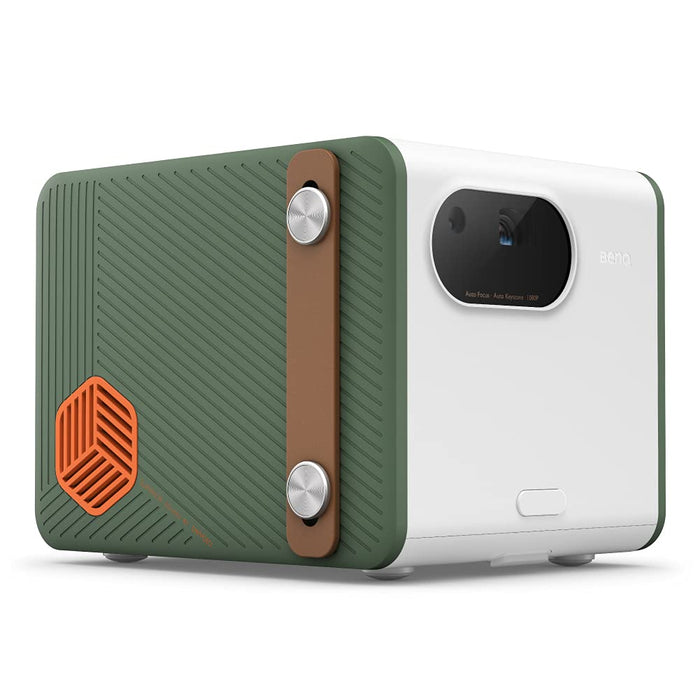 BenQ GV31 | 1080p LED Portable Ceiling Projector | Rotating Angle Projection | 16W 270˚ Bass Wireless Speaker | Android TV with Netflix | Chromecast & AirPlay | Autofocus & 1D Keystone | HDMI | USB-C