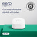 Amazon eero 6+ mesh wifi router - Supports internet plans up to a Gigabit, Coverage up to 1,500 sq. ft., Connect 75+ devices, 1-pack