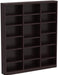 Concepts in Wood 18-Shelf Triple Wide Cherry Wood Bookcase