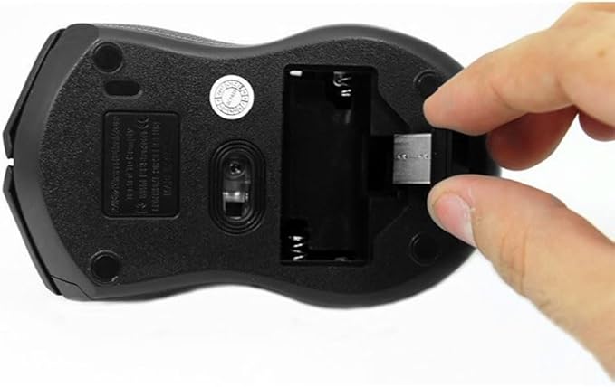 ELE-GATE Wireless Keyboard and Mouse Kit (ST.03) Spanish Spain Black Color reliable wireless connection_Allows you to work or play up to 10 meters away. - NJ Accessory/Buy Direct & Save