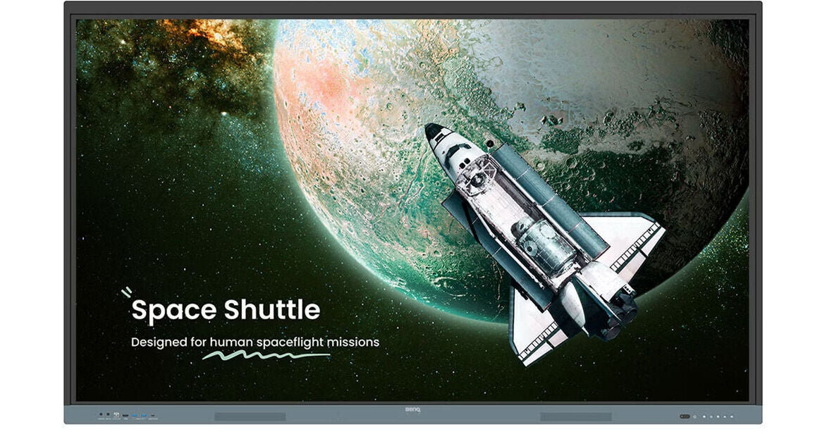 BenQ Board Essential RE04F V2 86-inch 4K touchscreen display with dual 20W speakers