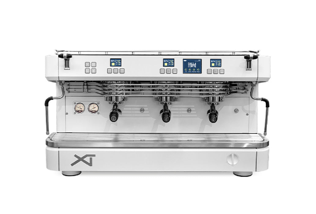 Dalla Corte XT 3 Group 220V NSF Commercial Espresso Machine in White