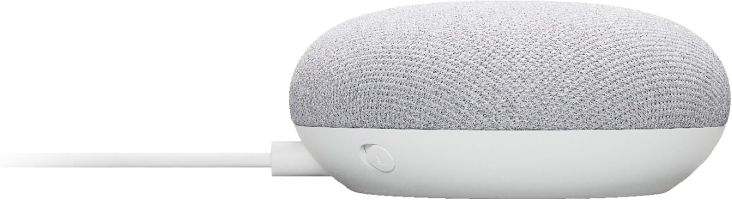 Google Nest Mini 2nd Gen - Bluetooth Speaker with English and Muliti Language Compatibility for Use Anywhere (Light Gray)