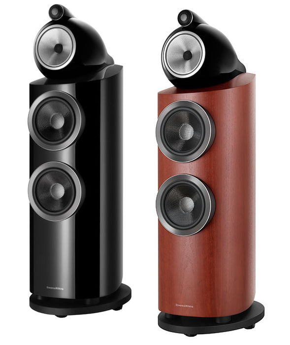 B&W 802 D3 Diamond Speaker Pair Piano Black