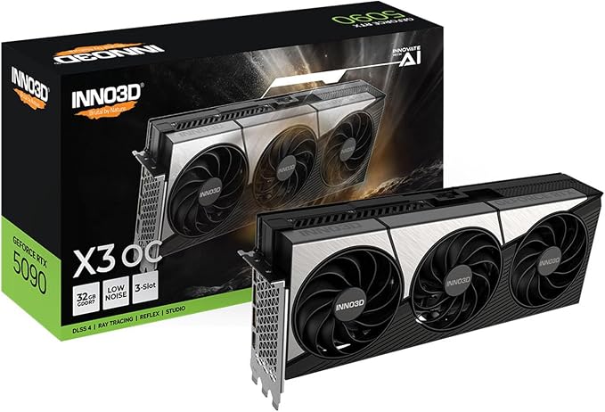 INNO3D GeForce RTX 5090 X3 OC 32GB GDDR7 graphics card