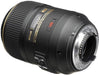 Nikon AF-S VR Micro-NIKKOR 105mm f/2.8G IF-ED Lens Black 2160