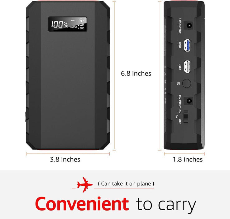 SinKeu 24000mAh Portable Power Bank 88.8Wh AC Outlet Laptop Charger HP500S