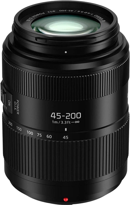 Panasonic Lumix G II Vario Lens, 45-200mm, F4.0-5.6, Mirrorless (H-FSA45200)