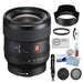 Sony E-mount FE 24mm F1.4 GM Full Frame Wide-angle Prime Lens (SEL24F14GM), Black