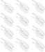 Super Z Outlet 5.5" Mini Acrylic Plastic Kitchen Scoops for Weddings, Candy Dessert Buffet, Ice Cream, Protein Powders, Coffee, Tea (Clear)