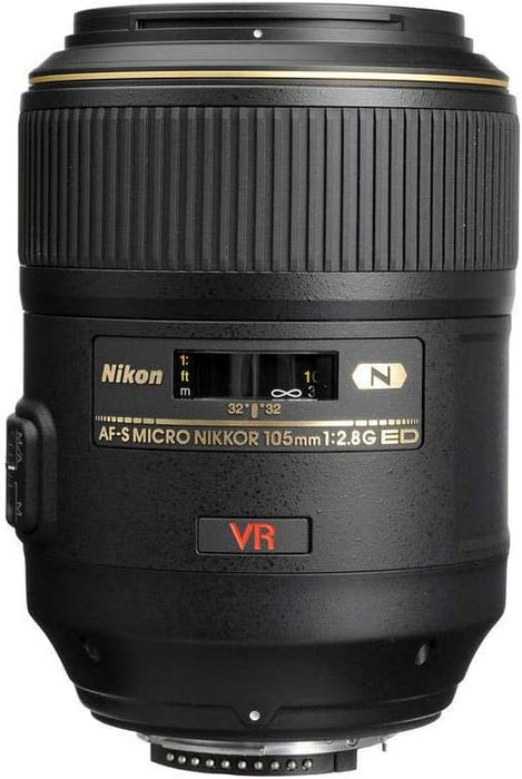 Nikon AF-S VR Micro-NIKKOR 105mm f/2.8G IF-ED Lens Black 2160