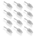Super Z Outlet 5.5" Mini Acrylic Plastic Kitchen Scoops for Weddings, Candy Dessert Buffet, Ice Cream, Protein Powders, Coffee, Tea (Clear)