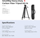 SMALLRIG AD-14 73" Heavy Duty Video Tripod Fluid Head 5441