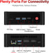 Beelink SER5 Pro Mini PC, AMD Ryzen 7 5825U(7nm, 8C/16T) up to 4.5GHz, Mini Computer 16GB DDR4 RAM 500GB NVME SSD, Micro PC 4K@60Hz Triple Display, Mini Gaming Computer WiFi6/BT5.2/HTPC