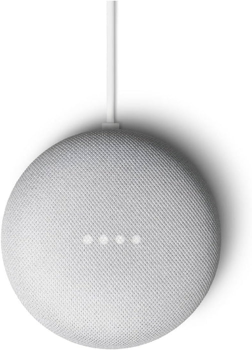 Google Nest Mini 2nd Gen - Bluetooth Speaker with English and Muliti Language Compatibility for Use Anywhere (Light Gray)