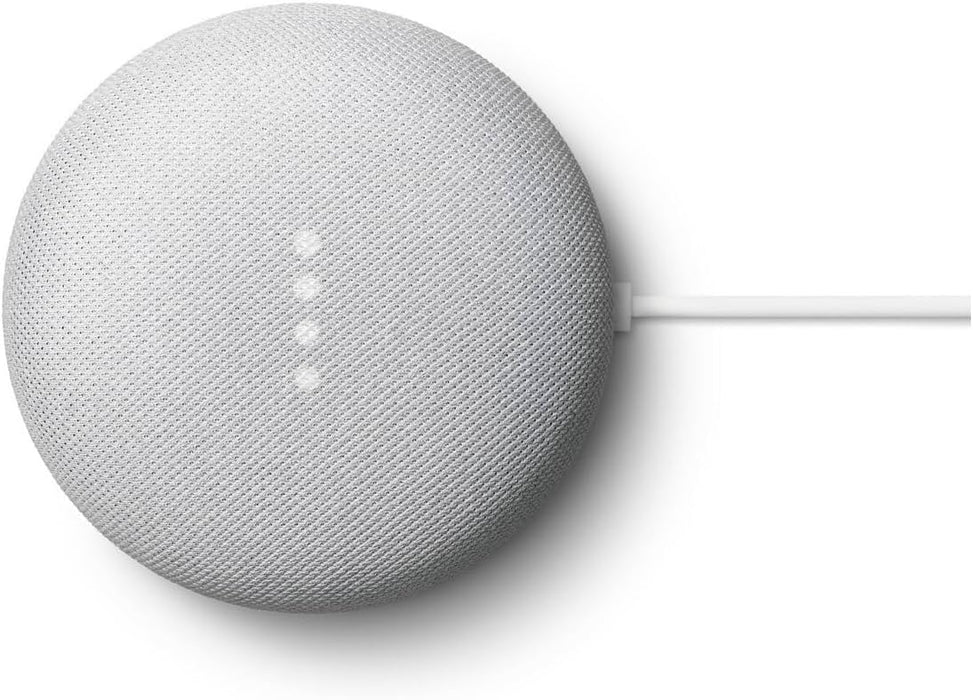 Google Nest Mini 2nd Gen - Bluetooth Speaker with English and Muliti Language Compatibility for Use Anywhere (Light Gray)