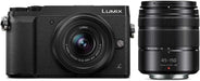 Panasonic LUMIX GX85 4K Digital Camera, 12-32mm and 45-150mm Lens Bundle, 16 Megapixel Mirrorless Camera Kit, 5 Axis In-Body Dual Image Stabilization, 3-Inch Tilt and Touch LCD, DMC-GX85WK (Black)