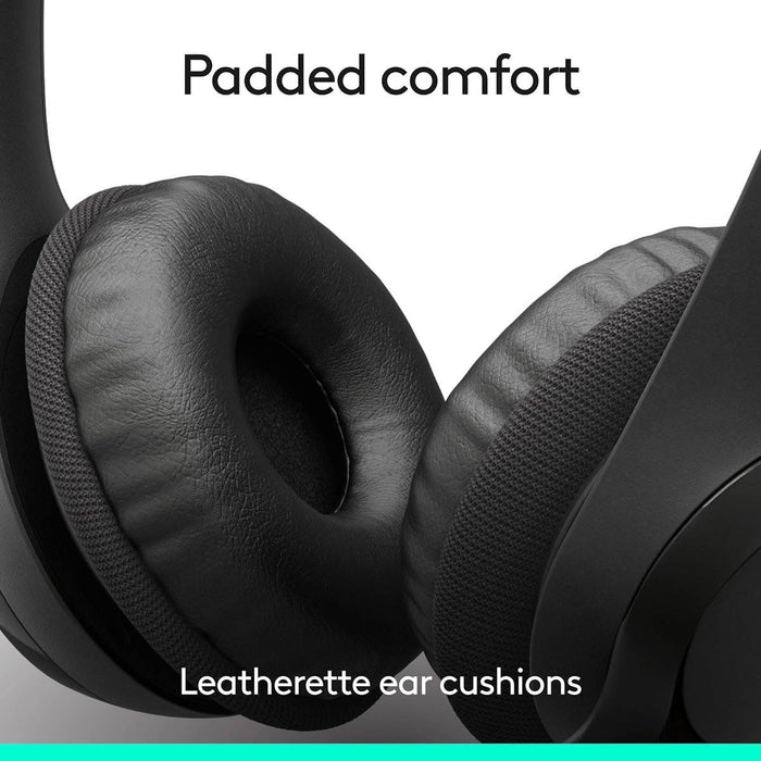 Logitech H390 Wired USB-C Headset Noise Cancelling Mic Black 981-001575
