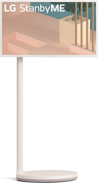 LG 27-Inch Class StanbyMe 1080p-Portable Touch-Screen-Monitor 27ART10AKPL, Built-in Battery, Full Swivel Rotation, 60Hz Refresh Rate, Calming Beige