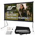 Elite Screens Yard Master Plus, 180-INCH 16:9 Height Setting Adjustable Portable Projector Screen, 4K HD Outdoor Indoor Movie Theater Front Projection, US Based Company 2-YEAR WARRANTY, OMS180H2PLUS