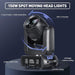 150W Moving Head DJ Lights LED Stage Lights 8 Colors 8 Gobos Spot Wash Beam 18 Facet Prism Infinite Rotation DMX 512 Sound Activated for Party - NJ Accessory/Buy Direct & Save