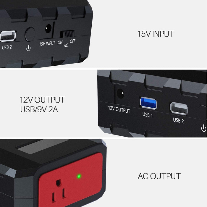 SinKeu 24000mAh Portable Power Bank 88.8Wh AC Outlet Laptop Charger HP500S