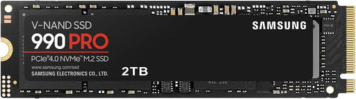 Samsung 990 PRO SSD 2TB NVMe M.2 PCIe Gen4, M.2 2280 Internal Solid State Hard Drive, Seq. Read Speeds Up to 7,450 MB/s for High End Computing, Gaming, and Heavy Duty Workstations, MZ-V9P2T0B/AM