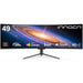 INNOCN 49" Curved Monitor Ultrawide Gaming 120Hz 32:9 QHD 5120 x 1440P Computer Monitor, R1800, 99% sRGB, HDR400, USB Type C, DisplayPort, HDMI, Built-in Speakers, Height/Tilt Adjustable - 49C1R - Buy Direct & Save