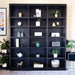Concepts in Wood 18-Shelf Triple Wide Cherry Wood Bookcase