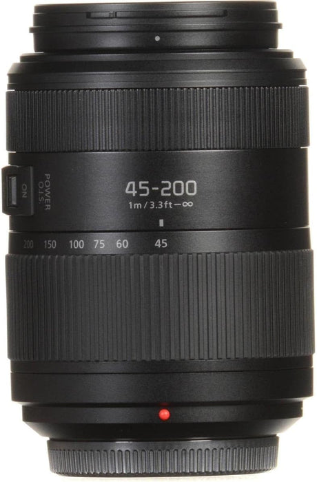 Panasonic Lumix G II Vario Lens, 45-200mm, F4.0-5.6, Mirrorless (H-FSA45200)