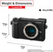 Panasonic LUMIX GX85 4K Digital Camera, 12-32mm and 45-150mm Lens Bundle, 16 Megapixel Mirrorless Camera Kit, 5 Axis In-Body Dual Image Stabilization, 3-Inch Tilt and Touch LCD, DMC-GX85WK (Black)