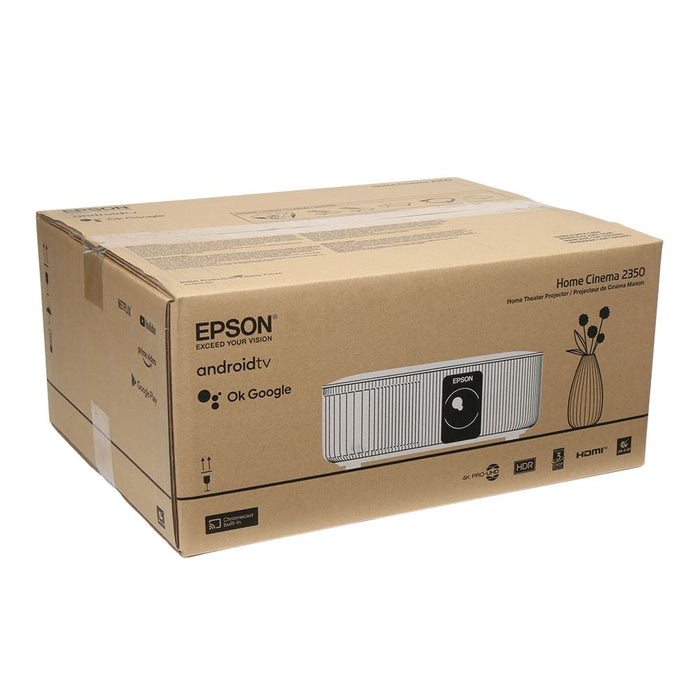 Epson Home Cinema 2350 2800-Lumen Pixel-Shift 4K UHD 3LCD Smart Gaming Projector