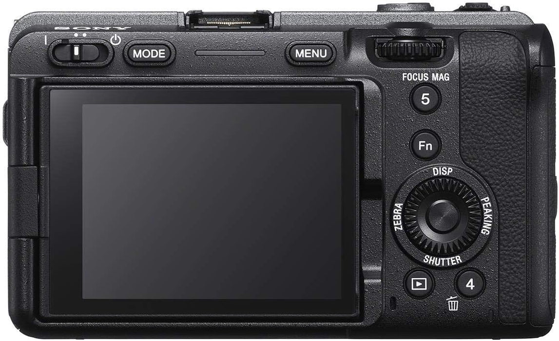 Sony FX3 Full-Frame Cinema Line Camera With 24-70mm f/2.8 GM II Lens, Bundled With, 128GB Memory Card, Battery Pack with USB-C Port, 82mm Essentials Filter Kit, Shoulder Bag and Cleaning Kit (8 Items)