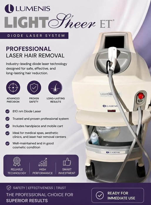 Lumenis LightSheer ET Diode Laser Hair Removal System