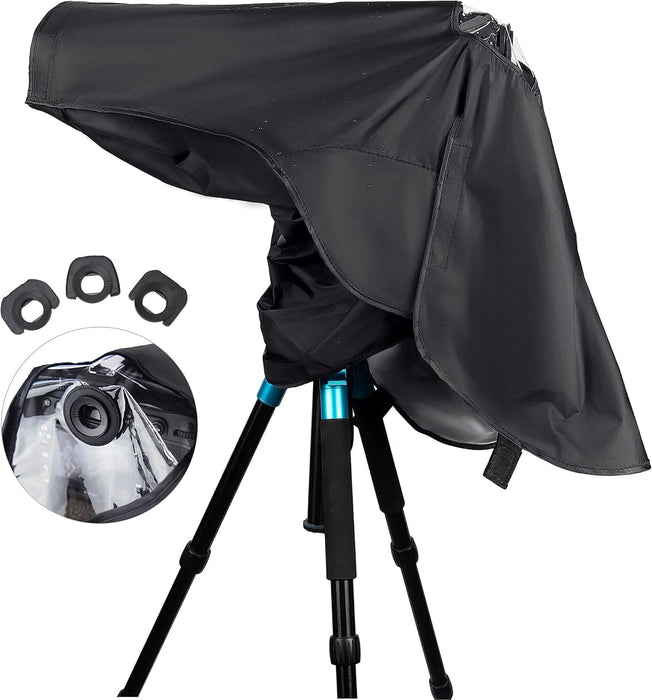 Camera Remote Control Tripod + Large Rain Cover：Camera Tripod Replaces VCT-VPR1 with Large Camera Raincoat for Sony Camera