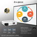 Epson EX3280 3-Chip 3LCD XGA Projector, 3,600 Lumens Color Brightness, 3,600 Lumens White Brightness, HDMI, Built-in Speaker, 15,000:1 Contrast Ratio - NJ Accessory/Buy Direct & Save