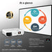 Epson EX3280 3-Chip 3LCD XGA Projector, 3,600 Lumens Color Brightness, 3,600 Lumens White Brightness, HDMI, Built-in Speaker, 15,000:1 Contrast Ratio