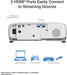 Epson Home Cinema 980 3-Chip 3LCD 1080p Projector 4000 Lumens White V11HB63020