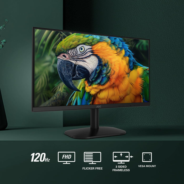 AOC 24B35H3 24-Inch FHD IPS Monitor 120Hz 1ms HDR Adaptive Sync