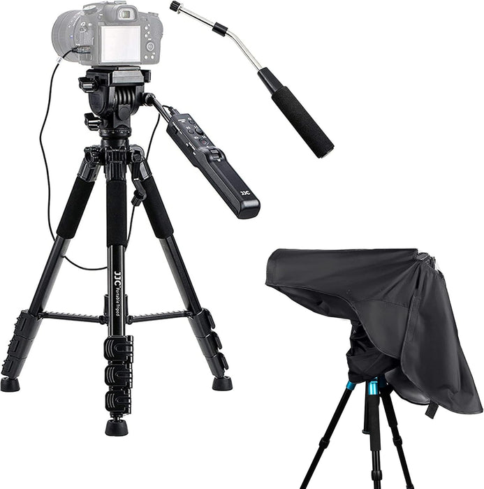 Camera Remote Control Tripod + Large Rain Cover：Camera Tripod Replaces VCT-VPR1 with Large Camera Raincoat for Sony Camera