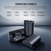 NEEWER 3 Pack 2400mAh LP-E6P/LP-E6NH/LP-E6N Replacement Battery & USB Triple Charger, Compatible with Canon EOS R5 Mark II EOS R5 EOS R6 EOS R7 EOS R 5D II III IV 6D 6D II 7D 7D II 60D 70D 80D 90D