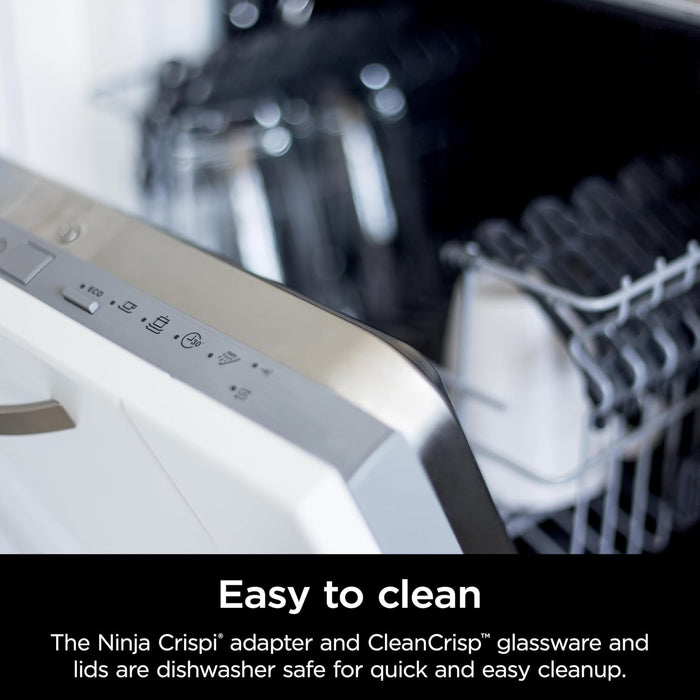 Ninja Crispi Glass Air Fryer – 4-Qt, 2.5-Qt & 6-Cup