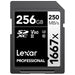 Lexar 256GB (2-Pack) Professional 1667x SD Card, UHS-II, C10, U3, V60, Full HD, 4K, Up To 250MB/s Read SDXC Memory Card, for Professional Photographer, Videographer, Enthusiast (LSD1667256G-B2NNU)