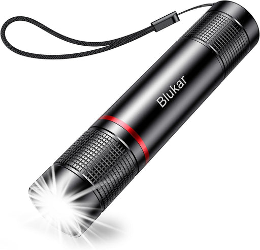 Flashlight Rechargeable, High Lumens Flashlight, Super Bright Small LED Flash Light- Zoomable, Adjustable Brightness, Long Lasting for Camping, Outdoors and Home Emergency