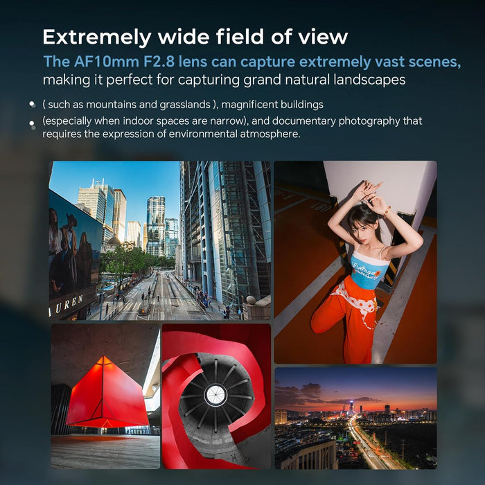 7artisans 10mm f/2.8 Auto Focus Ultra‑Wide Lens for Sony E‑Mount