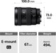 Sony E 16-55mm f/2.8 G APS-C Zoom Lens Black SEL1655G