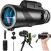 80x100 Monocular-Telescope High Powered for Smartphone Monoculars for Adults High Definition for Stargazing Hunting Wildlife Bird Watching Travel Camping Hiking
