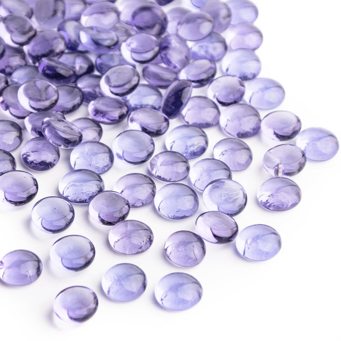 1 LB Mix Color Glass Beads, Mini Flat Glass Marbles~150PCS for Vase Fillers, Floral Bottom Mancala Gems Pebbles Fish Tank Rocks for Table Scatter Aquarium,Home Decorative Art Craft Supplies(0.5"~0.7")