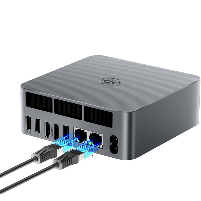 Beelink SER5 Pro Mini PC, AMD Ryzen 7 5825U(7nm, 8C/16T) up to 4.5GHz, Mini Computer 16GB DDR4 RAM 500GB NVME SSD, Micro PC 4K@60Hz Triple Display, Mini Gaming Computer WiFi6/BT5.2/HTPC