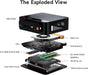 Beelink SER5 Pro Mini PC, AMD Ryzen 7 5825U(7nm, 8C/16T) up to 4.5GHz, Mini Computer 16GB DDR4 RAM 500GB NVME SSD, Micro PC 4K@60Hz Triple Display, Mini Gaming Computer WiFi6/BT5.2/HTPC